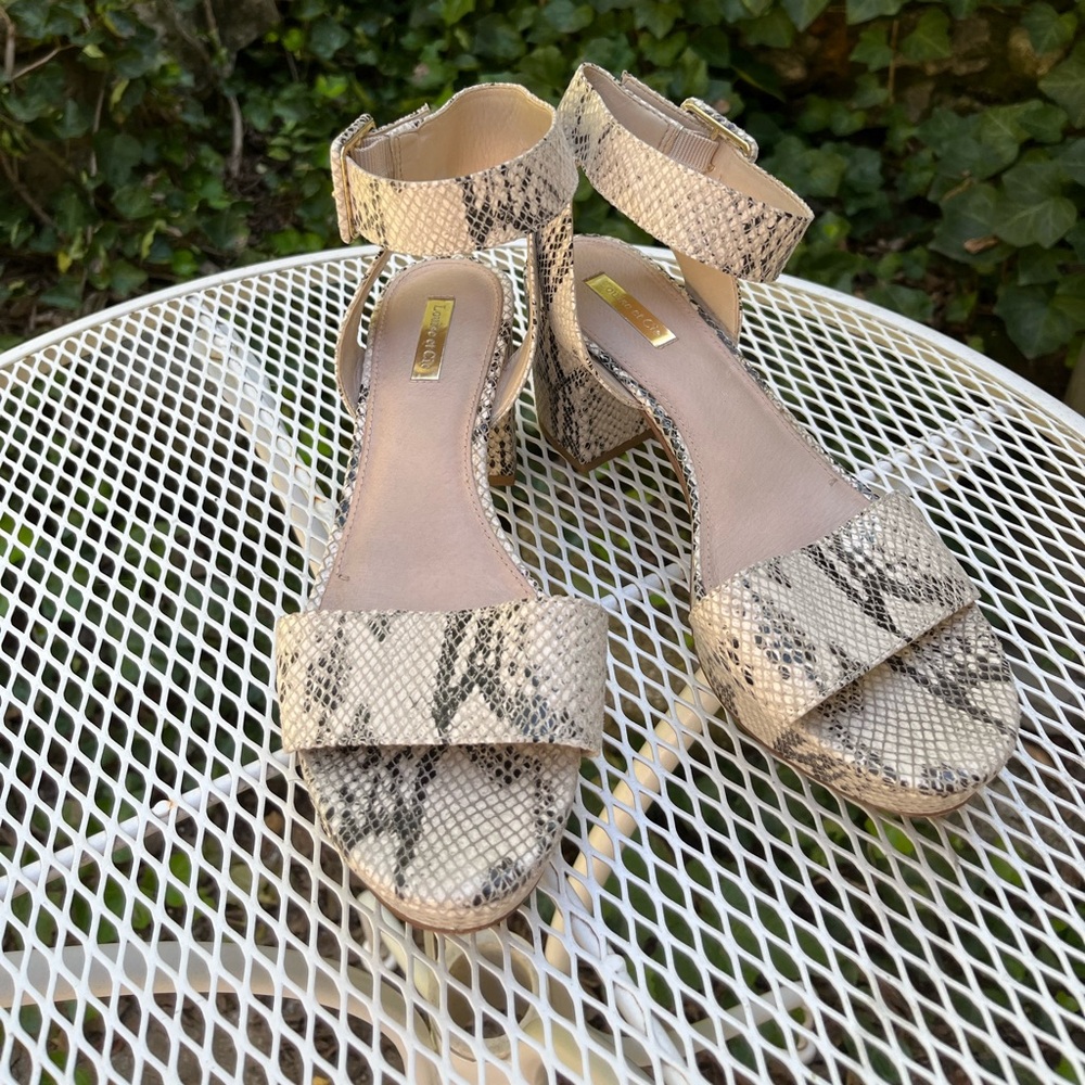 Louise et Cie Hanya Heel / W9 snakeskin